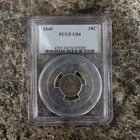 1849 Seated Liberty Dime 10C PCGS G04 Philadelphia Silver 0.9 Fine