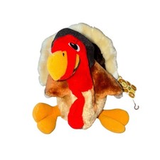 Vintage 1982 Wallace Berrie Thanksgiving Turkey Plush Toy new with tags stuffed