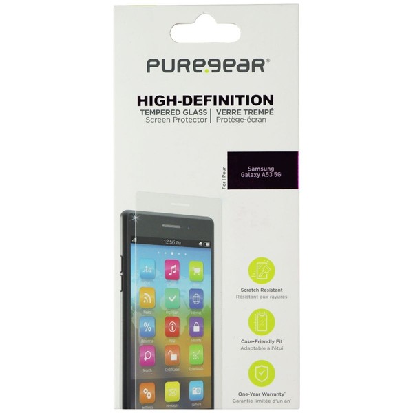 Puregear HochauflöSendes GehäRtetes Glas FüR Samsung Galaxy A53 5G - Klar-image