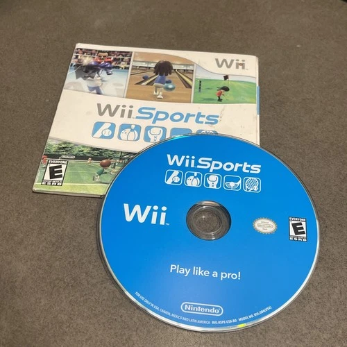 New ListingNintendo Wii Sports w/ Sleeve *No Manual* E-Everyone Game Disc