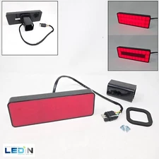 2" Receiver Tow Hitch Brake Reverse Sequential Signal Light Cover Red Reflector