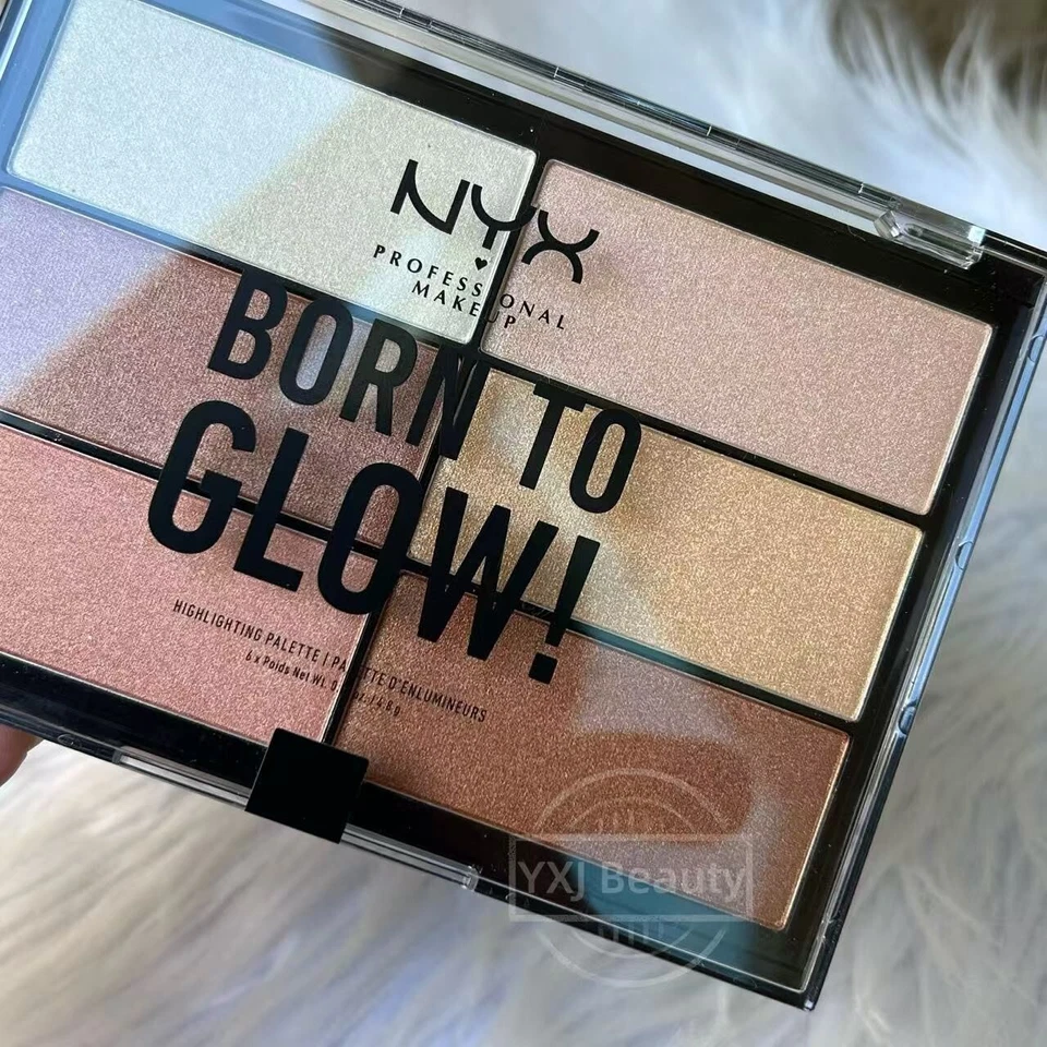 New Sealed NYX Born To Glow Highlighting Palette~BTGHP01~Full size~Discontinued - Image 3 of 4