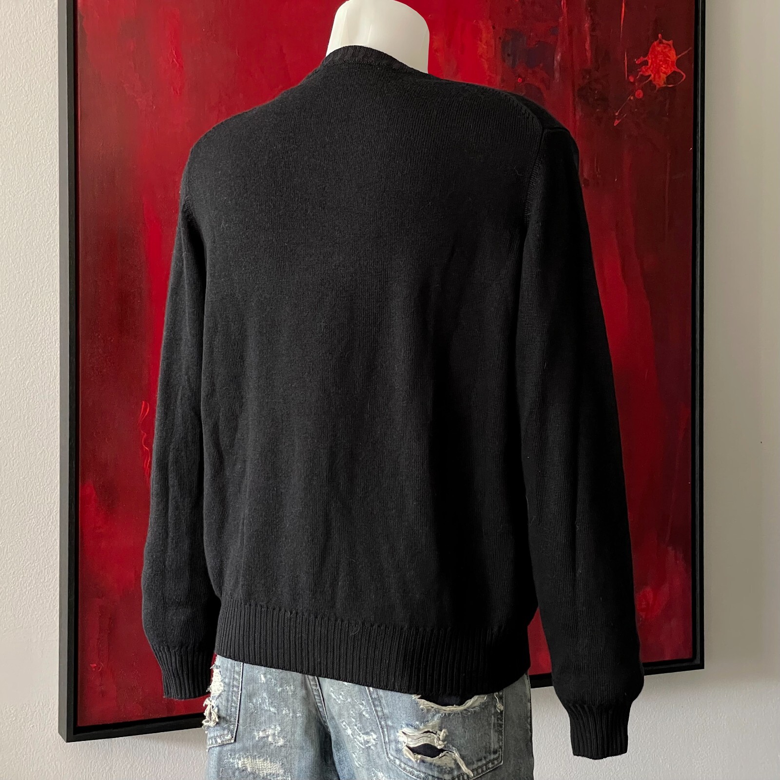 vintage YVES SAINT LAURENT Pour Homme black virgi… - image 10