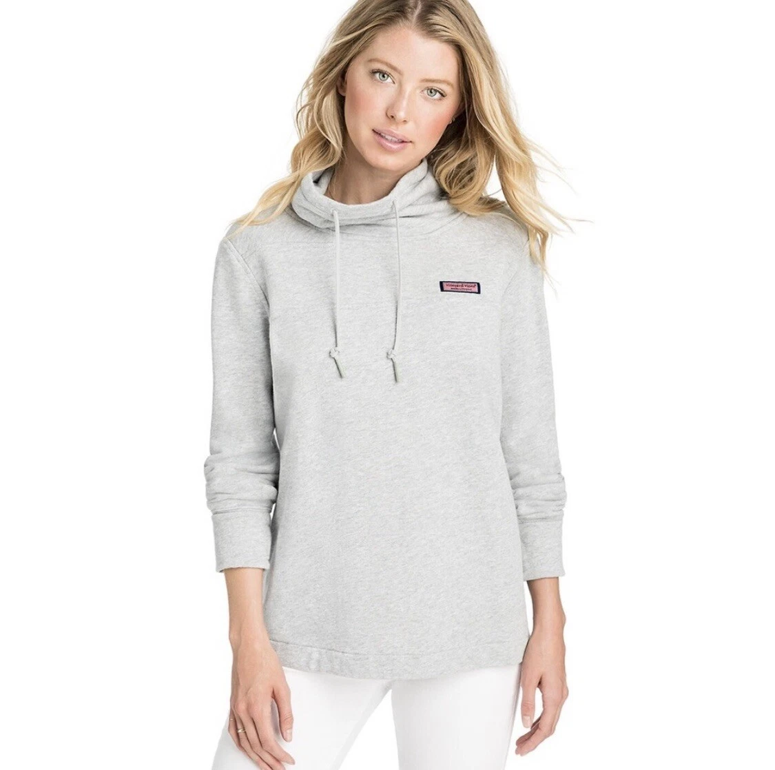 Vineyard Vines Funnel Neck Sweatshirt - Relaxed Shep Shirt - Gray - Size  XXS | eBay