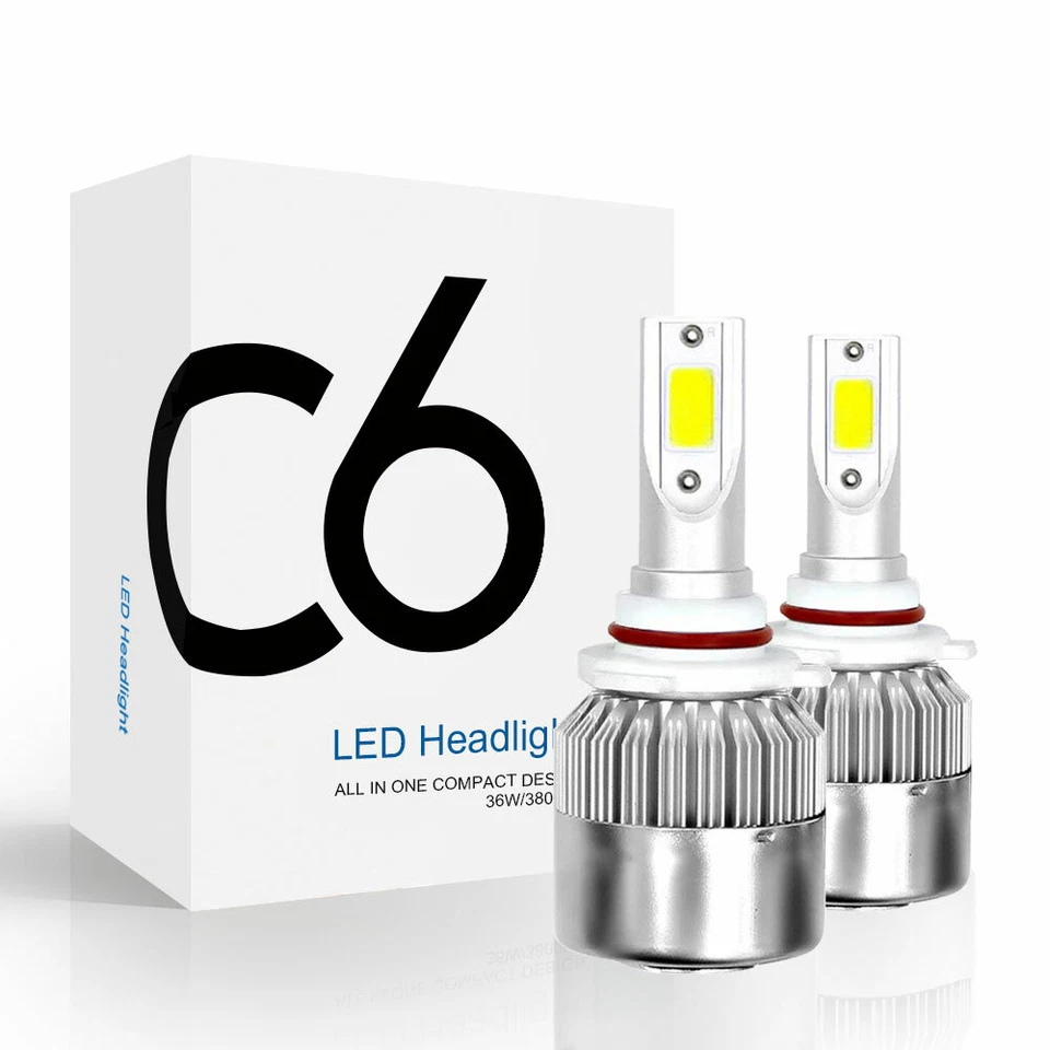 Faro antiniebla LED C6 azul hielo 9005 H11 9145 2003-2005 Lincoln LS -6 piezas Foto 2 de 4