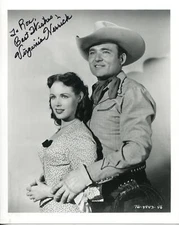 Virginia Herrick Autograph Signed Photo Actress I Killed Geronimo Cisco Kid