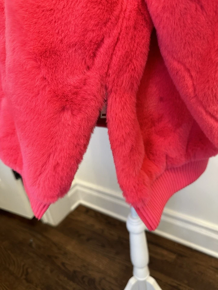 Chaqueta Abrigo Corto UGG Koko De Gran Tamaño Piel Sintética Suave Lujo NUEVA Foto 4 de 4