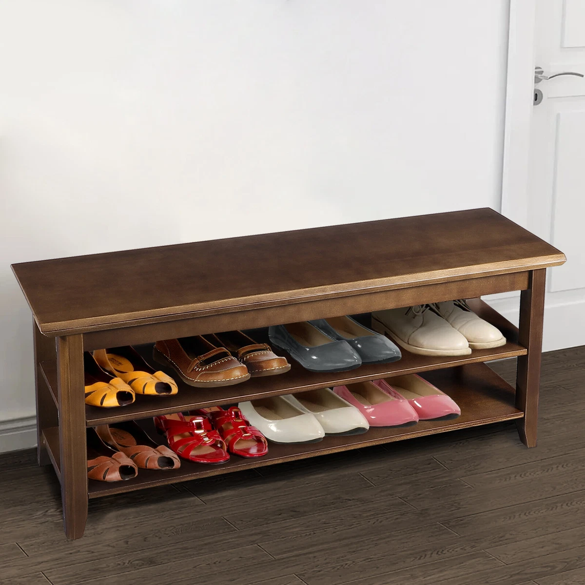 DIY Shoe Storage Bench Plans