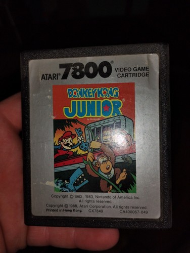 Jeu Atari 7800 Donkey Kong Junior - Cartouche Seule - Très Bon état
