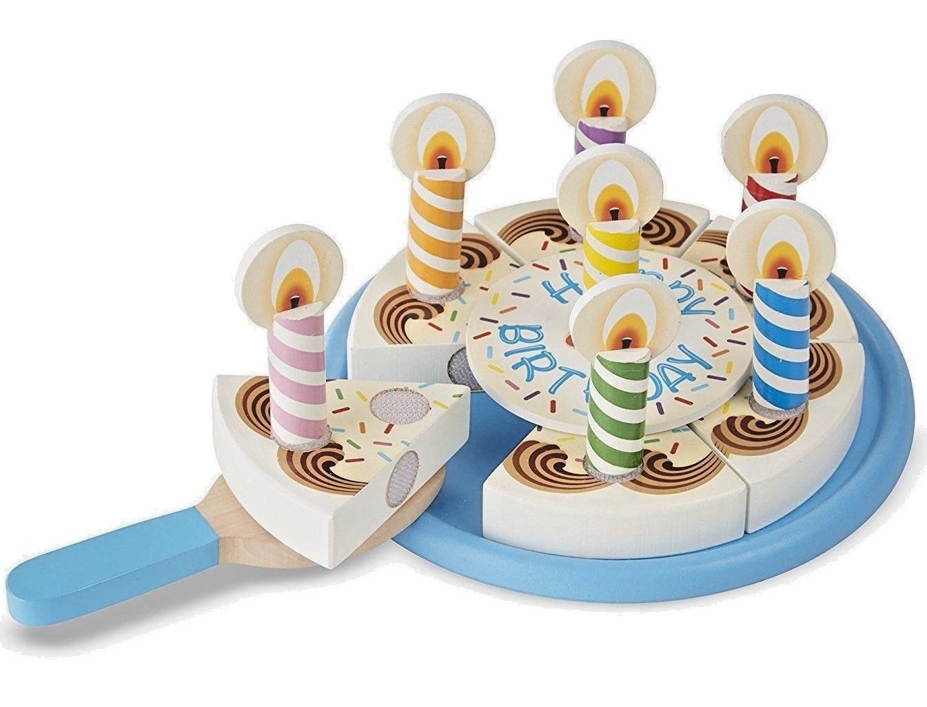 Buy Melissa & Doug Birthday Party Pretend Play Cake Wooden