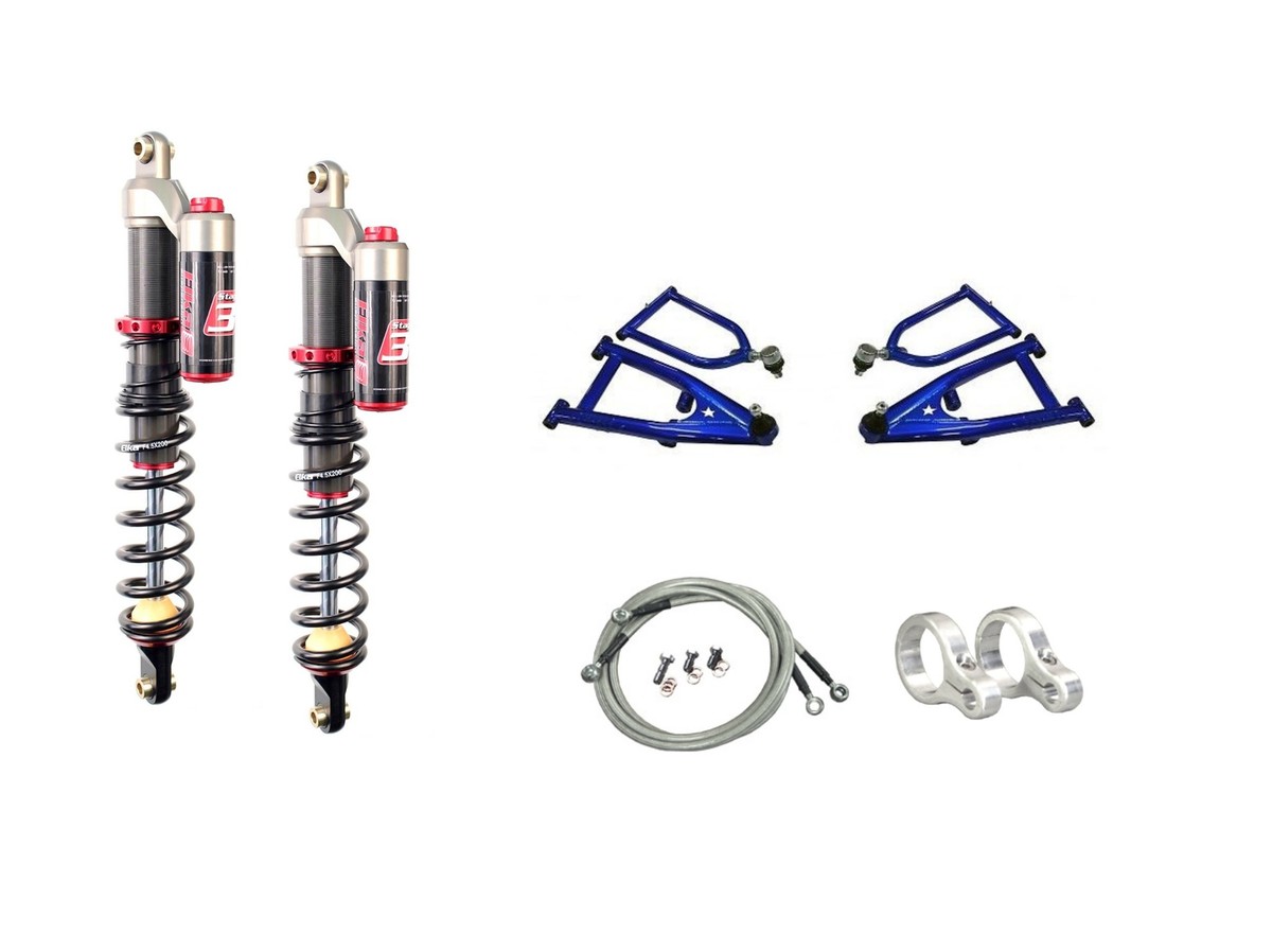 LSR Lonestar DC-Pro Long Travel A-Arms Elka Stage 3 Front Shocks Kit Banshee 350