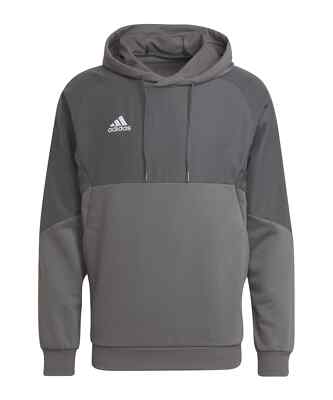 adidas Condivo 22 Kapuzenpullover Herren Hoodie Freizeit Sport grau XS