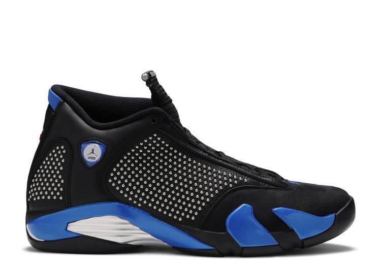 jordan 14 black hyper royal