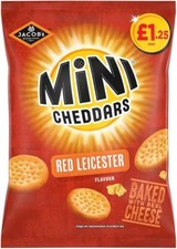 Jacob's Mini Cheddar Red Leicester 15x90gm £1.25 PMP