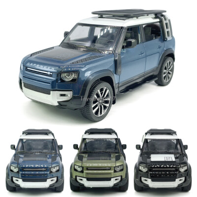DEFENDER カルパチアングレー SUV ミニカー 2022 LAND ROVER DEFENDER 110 DARK SILVER 1/24 DIECAST MODEL CAR BY