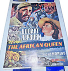 P 1987 The African Queen Portal Publications Bogart Hepburn Poster 28X20