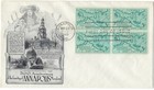 4 '48 FDCs Cent. Minnesota, Washington & Lee U., Annapolis, 6c Airmail Coil — photo 3
