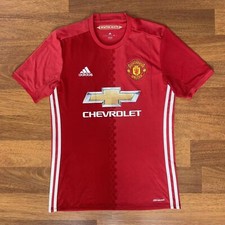 MANCHESTER UNITED 2016/2017 FOOTBALL SOCCER HOME JERSEY SIZE “S” AI6720