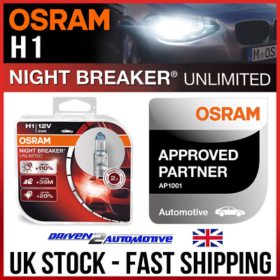 6x H1 OSRAM NIGHTBREAKER UNLIMITED BIRNEN (3 PACKUNGEN) SCHEINWERFER BIRNE UPGRADE