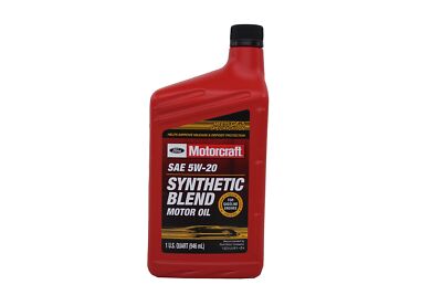 Genuine Ford Accessories (XO-5W20-QSP) SAE 5W-20 Premium Synthetic Blend Moto...