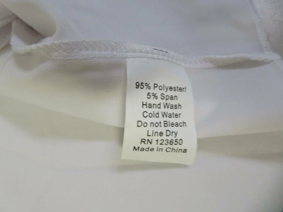 Disfraz de Halloween Roma Corbata Top Blanco Manga Corta Talla Única Foto 3 de 4