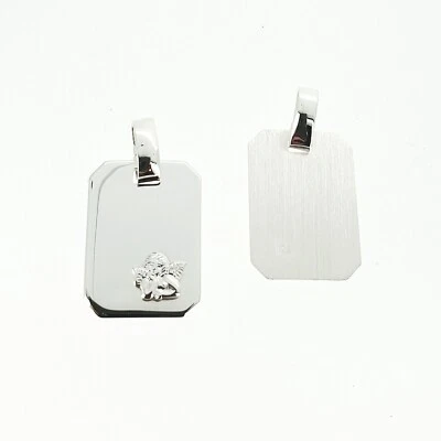 FACHHANDEL-DIREKT Baby und Kinder Schutzengel Echt Silber 925 mit Namen Gravur und Kette 36 cm Neu