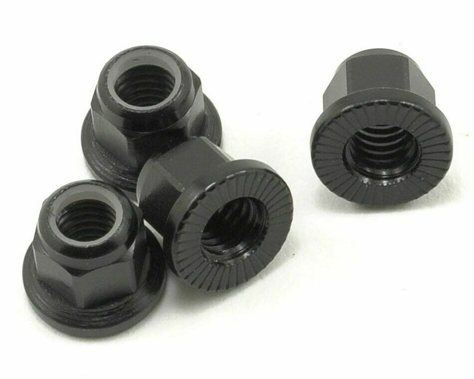 Proline 4mm Aluminium Locking Axle Nuts - 6064-04
