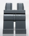 Lego Dark Bluish Gray Minifig Monochrome Plain Hips and Legs