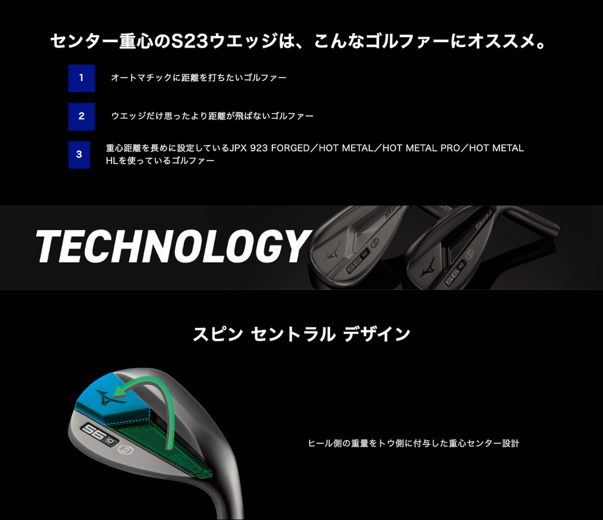 MIZUNO S23 Wedge White Satin Finish 58-14 Sole S Dynamic Gold HT