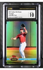 2021 Stadium Club Chrome 1991 Design Variations 200 Mike Trout CSG 10 Mint