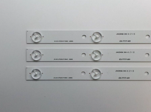KIT 3 TIRAS DE LED JS-LB-D-JP3235-071DBAD PARA NEVIR NVR-7406-43HD-N - Bild 5 von 6