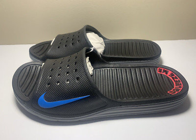 Nike Benassi Solarsoft Men's Size 8 Slides Sandals Black RARE*