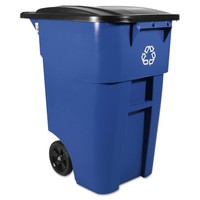 Rubbermaid Commercial Brute Rollout Container Square Plastic 50 Gal Blue 9w27blu on sale Rubbermaid Commercial Brute Rollout Container Square Plastic 50 Gal Blue 9w27blu on sale