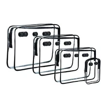 4 Pack Clear Insert Bags for Bogg Bag Divider Beach Organizer Accessories