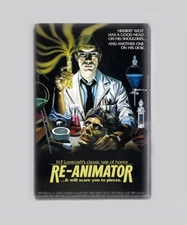 RE-ANIMATOR (1985) - 2" x 3" MOVIE POSTER MAGNET (80's horror vhs lovecraft)