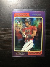 2023 Topps Heritage Stone Garrett #210 Chrome Purple Refractor Diamondbacks PWE