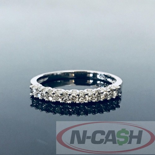 *SOLD* Genuine Brand New 18Kt Half Eternity 0.222Ct Diamond Ring - Picture 3 of 6