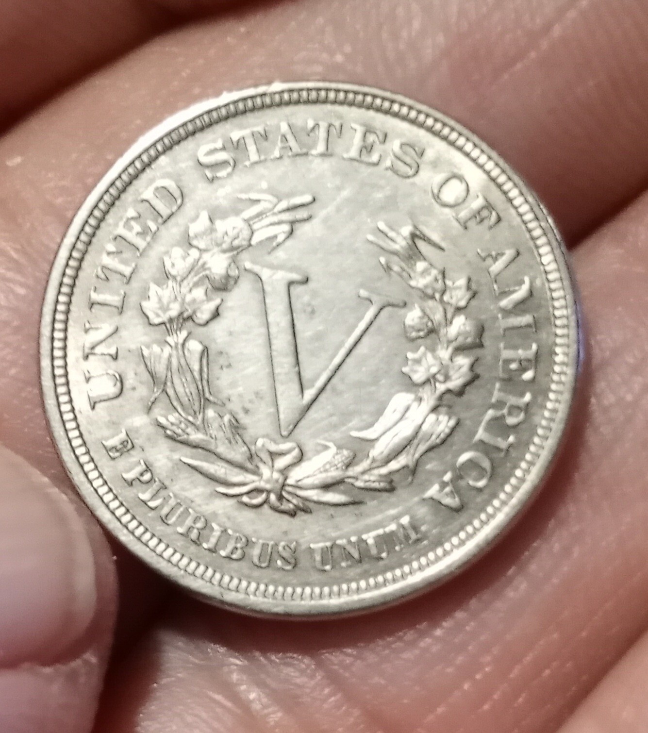 1883 Liberty V Nickel. FIRST Year Minted. Free Shipping.Great Condition