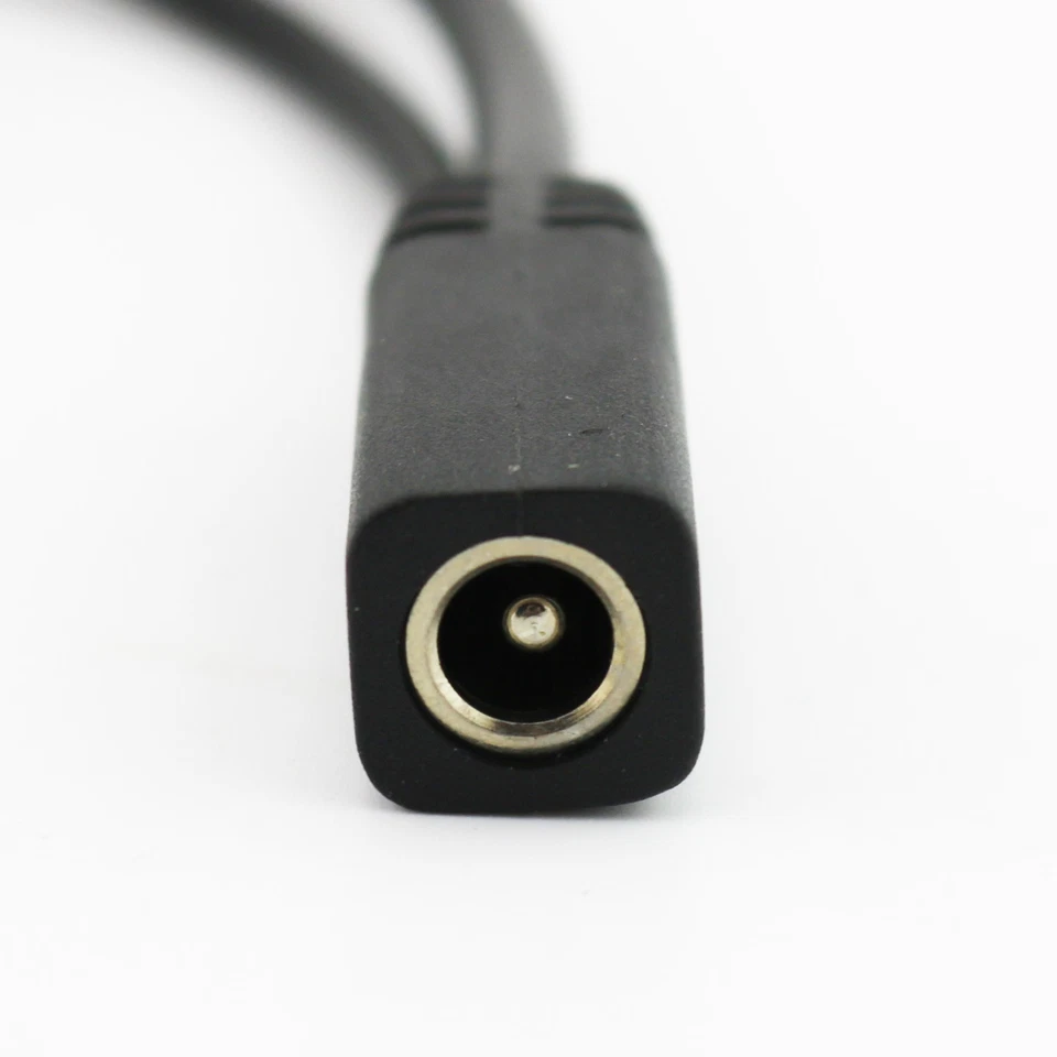 1x 2 in 1 Power Cable 5.5x2.1mm female to Square End Pigtail and USB Charging - Image 3 of 4