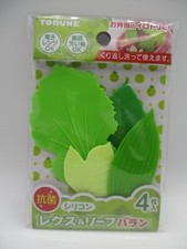 2024 Torune Silicone Baran 4pz Foglia di Lattuga Lunch Box Bento