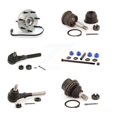 Bearing Upper Lower Ball Joint Tie Rod Link Front Left Kit (6Pc) For Ford F-150