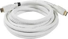 Commercial hdmi 15ft 24AWG CL2 High Speed HDMI Cable w/ Net Jacket - White
