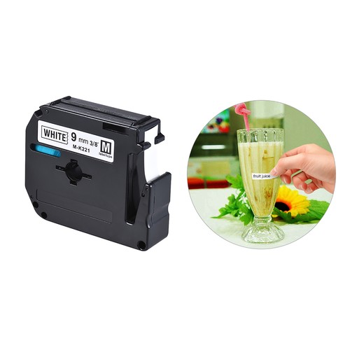 Black on White Label Tape Compatible for Brother PT-65/PT-70/PT80 Label B3M2