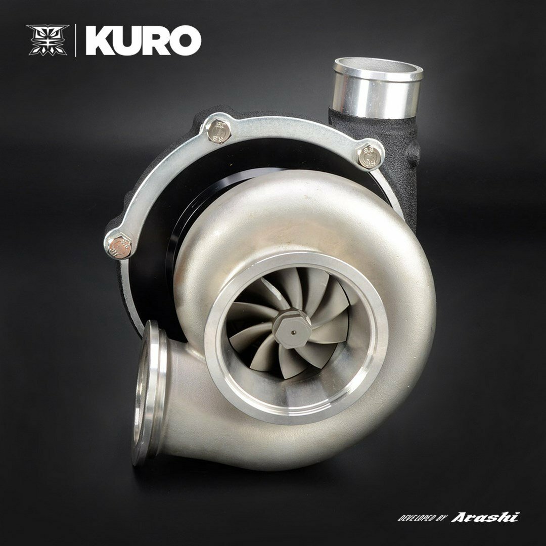 KURO GTX3076R GEN 2 Ball Bearing Turbocharger 0.82 A/R V-band