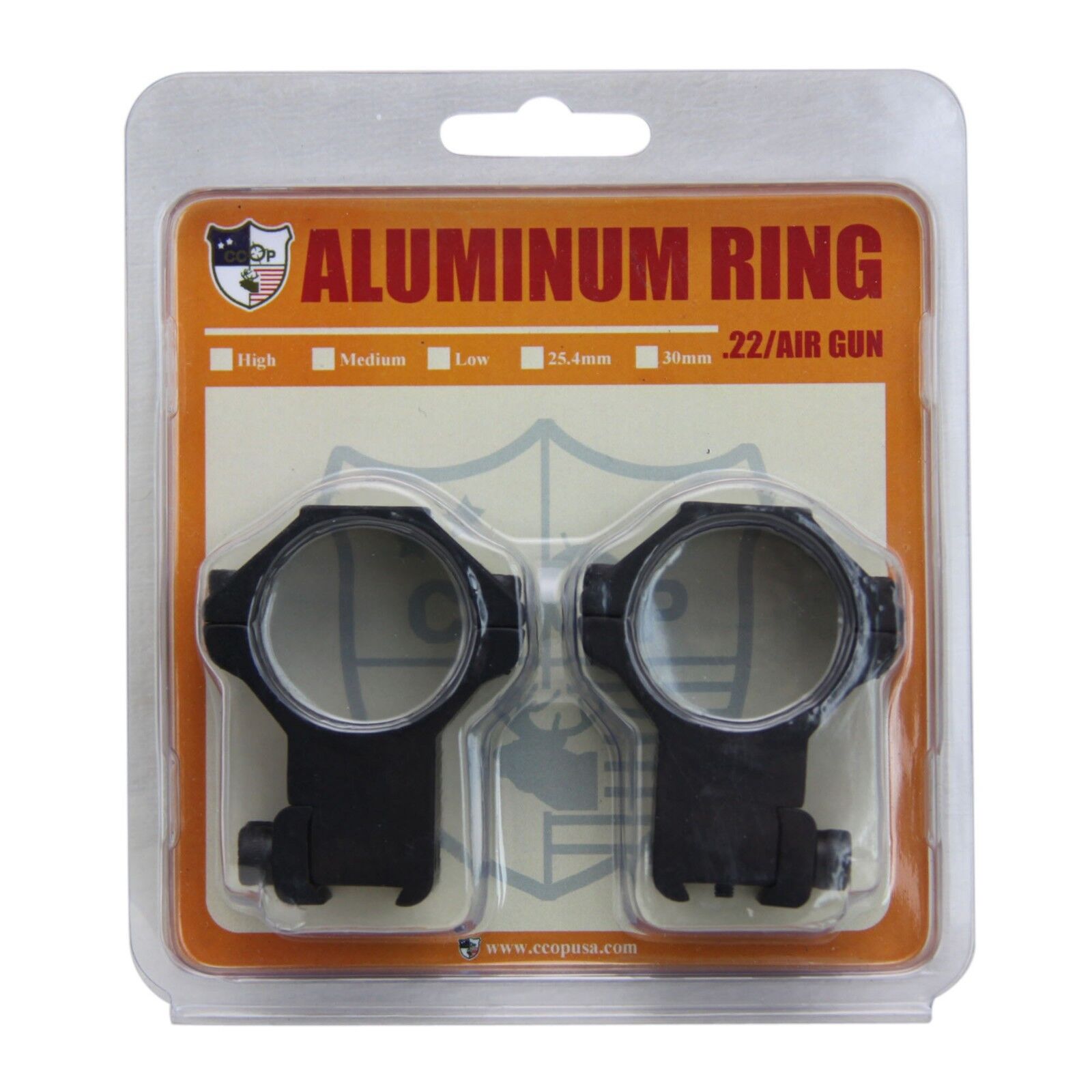 CCOP USA 30mm Turn In Standard STD Scope Rings Mount Set High - Foto 8