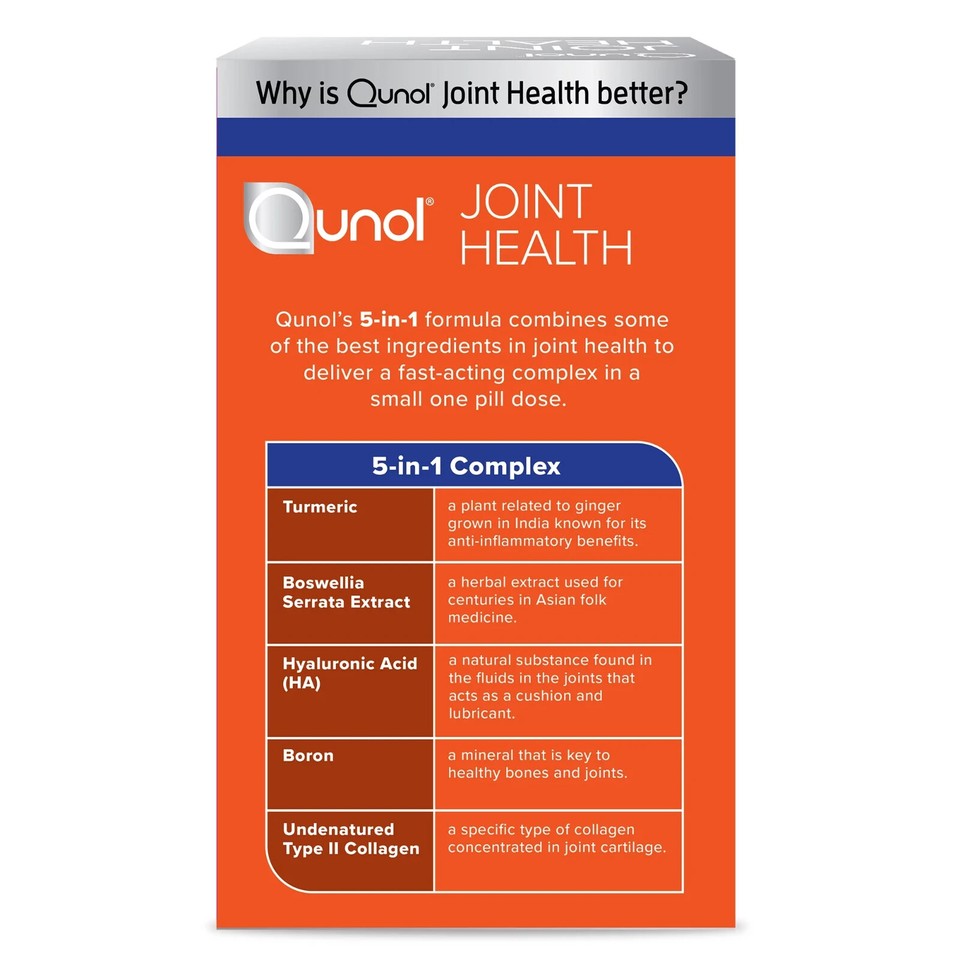 New Box Qunol Joint Health Turmeric Capsules eBay