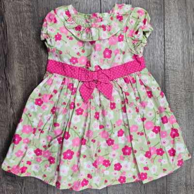 Baby Girl Clothes Gymboree 12-18 Month Blossom Kitty Flower Dress