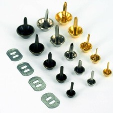 Bag and Purse Feet , Flat Bottom, Handbag Studs, Silver, Gold, Antique, 5 sizes