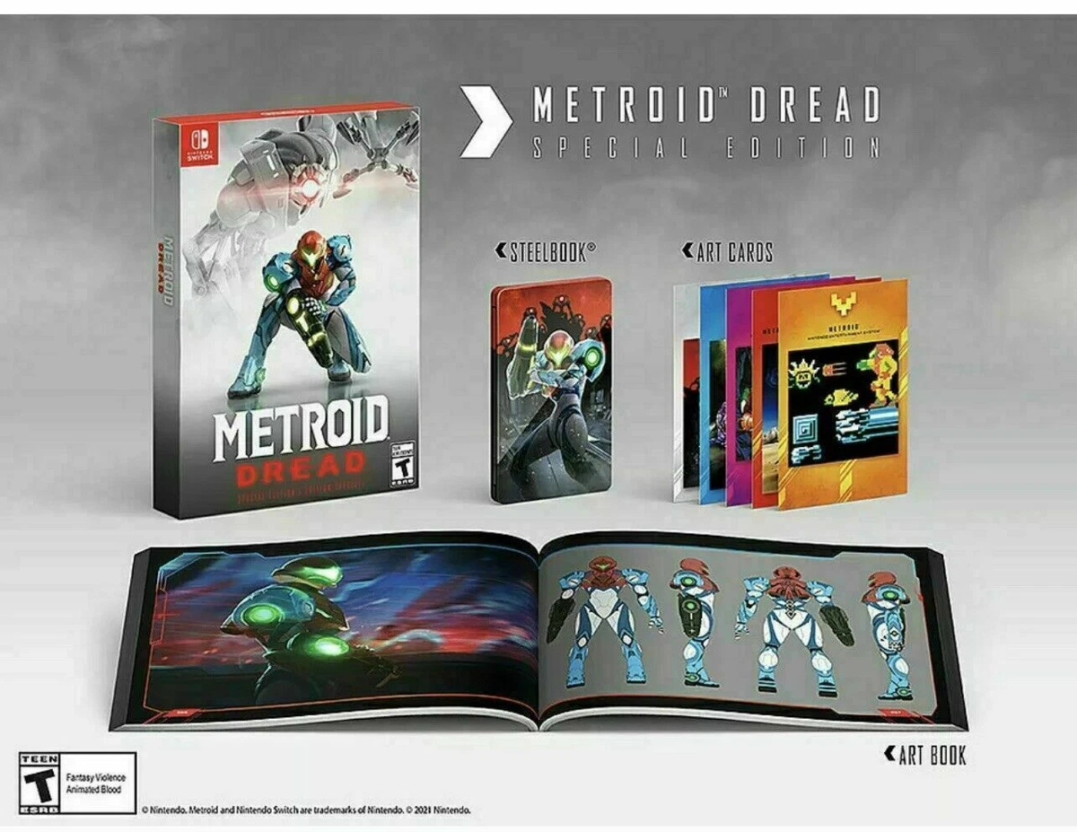 NEW / SEALED Metroid Dread Special Edition Nintendo Switch Game Set Samus  Aran