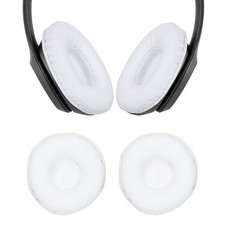 2pcs Ear Pads Replacement Cushions 2 Inch Headphone Ear Covers White